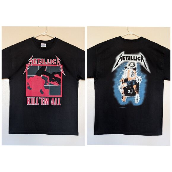 00s LLICA Hanes XL KILL'EM ALL 総柄 00s LLICA Hanes XL KILL'EM ALL 総柄 総柄 METALLICA Hanes XL KILL'EM